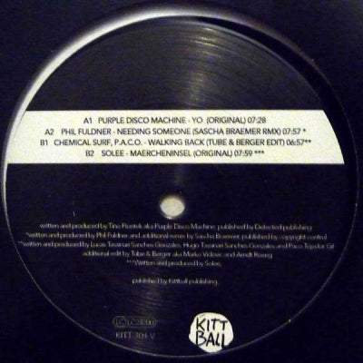 PURPLE DISCO MACHINE / PHIL FULDNER / CHEMICAL SURF & P.A.C.O. / SOLEE - 10 Years Of Kittball Part 4
