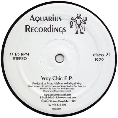 MARC JELLYBEAR AND MIGUEL MIGS - Very Chic E.P.