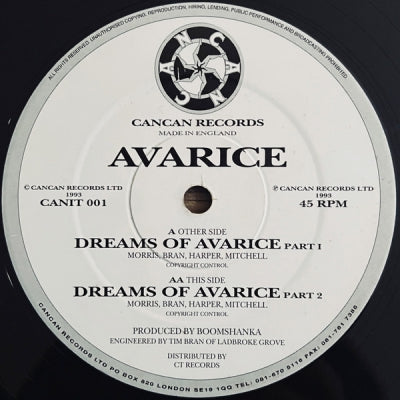 AVARICE - Dreams Of Avarice