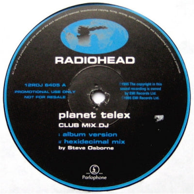 RADIOHEAD - Planet Telex Club Mix DJ