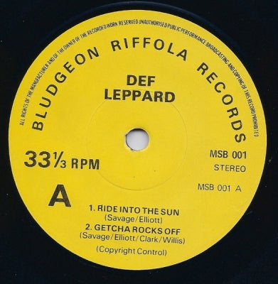 DEF LEPPARD - The Def Leppard E.P.