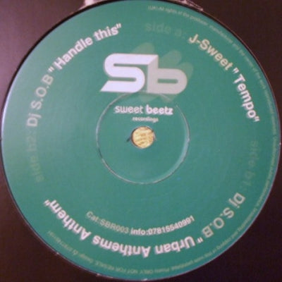 J-SWEET / DJ S.O.B - Tempo / Urban Anthems Anthem