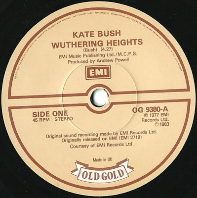 KATE BUSH - Wuthering Heights / The Man With The Child In His Eyes