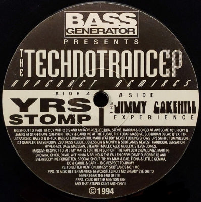 DJ TECHNOTRANCE - The Technotrance EP (Hyperact Remixes) (Volume One)