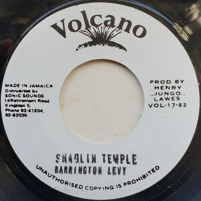 BARRINGTON LEVY / ROOTS RADICS BAND - Shaolin Temple
