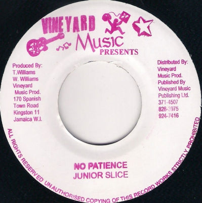 JUNIOR SLICE - No Patience