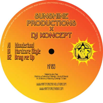 SUNSHINE PRODUCTIONS X DJ KONCEPT - Wonderland EP