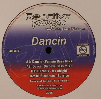 REACTIVE PROJECT & THE CRAZY DJ'S TEAM - Dancin