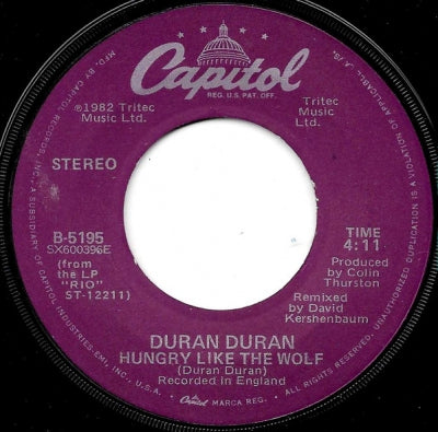 DURAN DURAN - Hungry Like The Wolf
