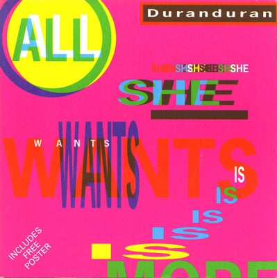 DURAN DURAN - All She Wants Is