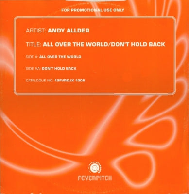 ANDY ALLDER - All Over The World / Don't Hold Back