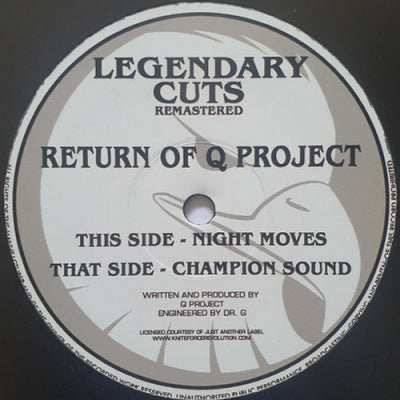 RETURN OF Q PROJECT - Champion Sound / Night Moves