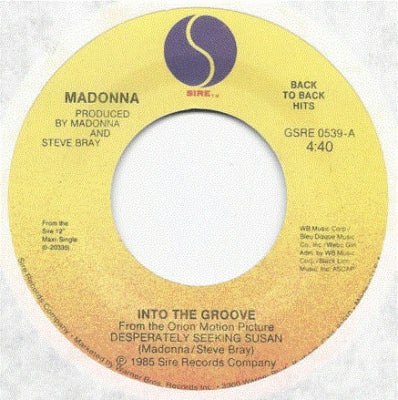 MADONNA - Into The Groove / Dress You Up