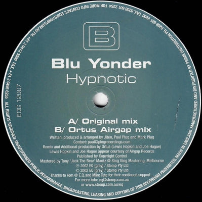 BLU YONDER - Hypnotic