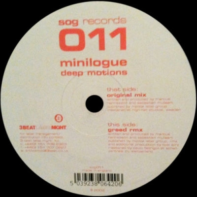 MINILOGUE - Deep Motions