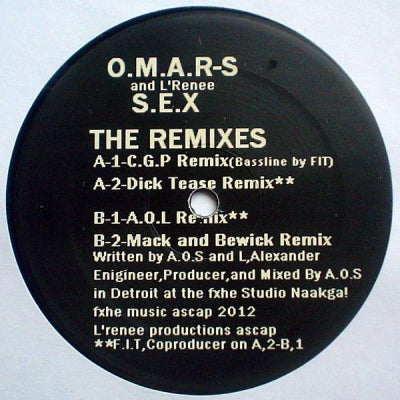 O.M.A.R-S AND L'RENEE - S.E.X - The Remixes