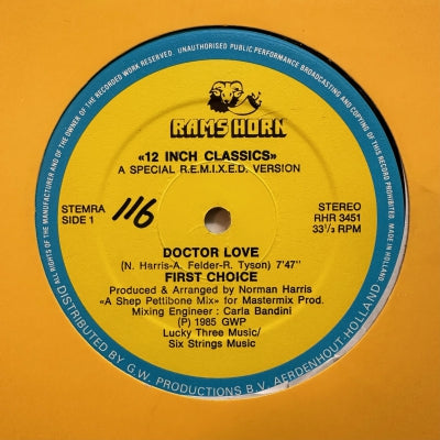 FIRST CHOICE feat. ROCHELLE FLEMMING - Doctor Love