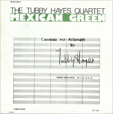 THE TUBBY HAYES QUARTET - Mexican Green