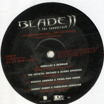 VARIOUS - Blade II (The Soundtrack)
