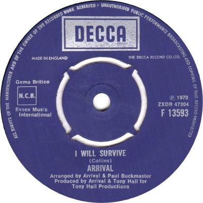 ARRIVAL - I Will Survive / See The Lord