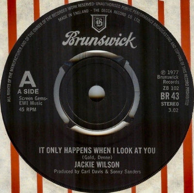 JACKIE WILSON - It Only Happens When I Look At You
