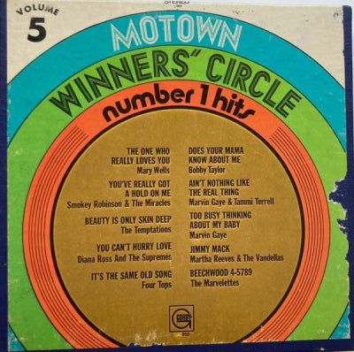 VARIOUS ARTISTS - Motown Winners' Circle - No. 1 Hits, Vol. 5