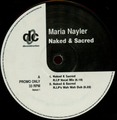 MARIA NAYLER - Naked And Sacred / The Other Side