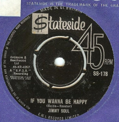 JIMMY SOUL - If You Wanna Be Happy / Don't Release Me