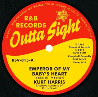 KURT HARRIS / JOHNNY LOVE AND HIS ORCHESTRA - Emperor Of My Baby's Heart / Chills And Fever