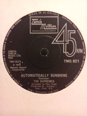 THE SUPREMES - Automatically Sunshine / Precious Little Things