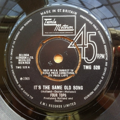FOUR TOPS - It's The Same Old Song / Your Love Is Amazing