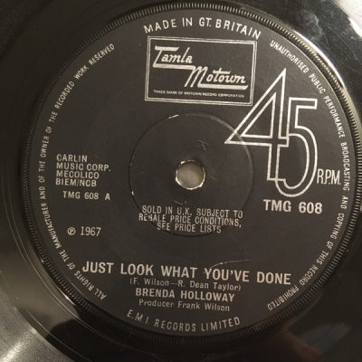 BRENDA HOLLOWAY - Just Look What You've Done