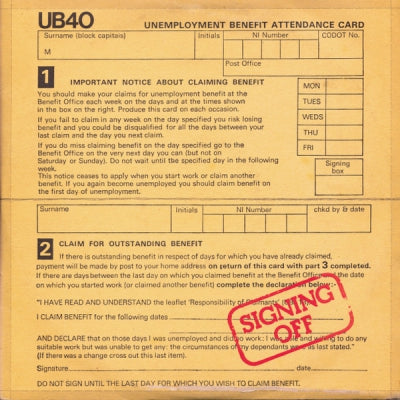 UB40 - Signing Off