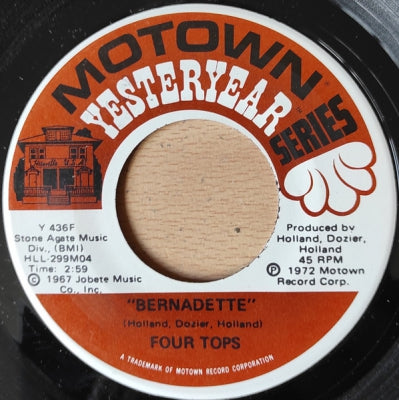 FOUR TOPS - Bernadette / 7-Rooms Of Gloom