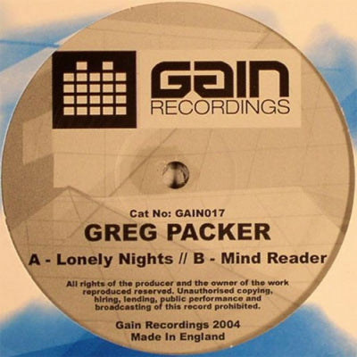 GREG PACKER - Lonely Nights / Mind Reader