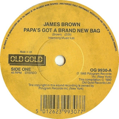 JAMES BROWN - Papa's Got A Brand New Bag / It's A Man's Man's Man's World
