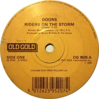 THE DOORS - Riders On The Storm / Light My Fire