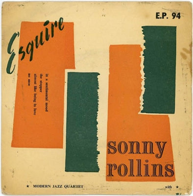 SONNY ROLLINS WITH THE MODERN JAZZ QUARTET - Sonny Rollins With The Modern Jazz Quartet