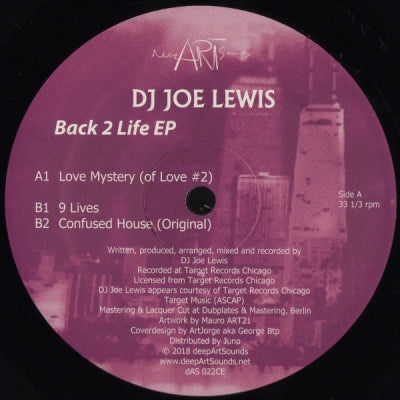 DJ JOE LEWIS - Back 2 Life EP