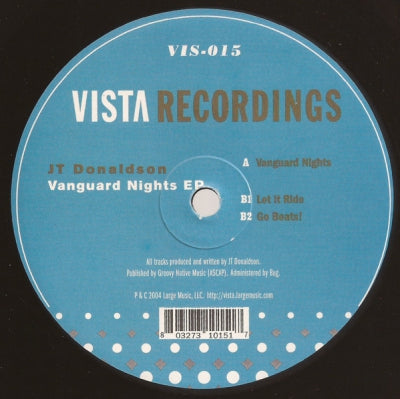 JT DONALDSON - Vanguard Nights EP