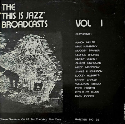 VARIOUS ARTISTS - The 'This Is Jazz' Broadcasts, Vol 1