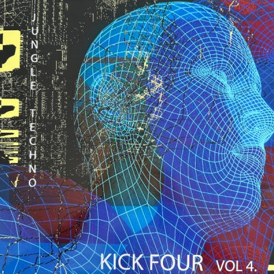 VARIOUS (EQ & MASTERSAFE / SYNC - DYNAMIX / CONCIOUS SPECIES / TAKUMI ITO) - Kick Four Vol. 4 (Really Dark Shadows / Ease My Mind / Harmonic Waveform / The Future)