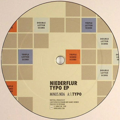 NIEDERFLUR - Typo EP