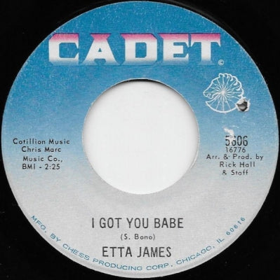 ETTA JAMES - I Got You Babe / I Worship The Ground You Walk On