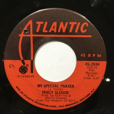 PERCY SLEDGE - My Special Prayer / Bless Your Little Sweet Soul
