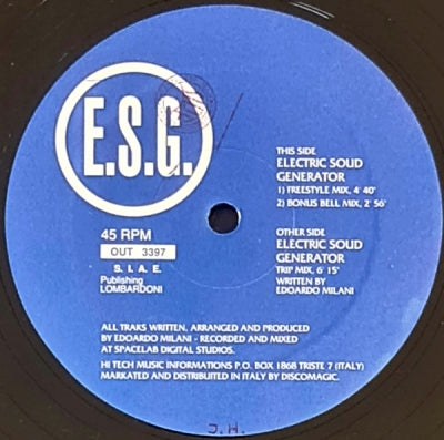 E.S.G. - Electric Sound Generator
