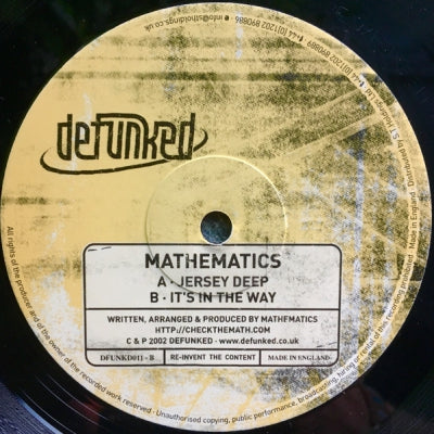 MATHEMATICS - Jersey Deep / It's In The Way