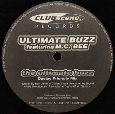 ULTIMATE BUZZ FEATURING M.C. BEE - The Ultimate Buzz
