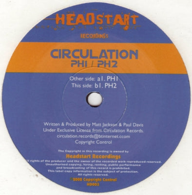 CIRCULATION - PH1 / PH2