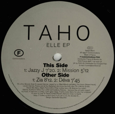 TAHO - Elle EP